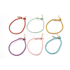 Couple Adjustable Nylon Cord Bracelets BJEW-F362-B-G-1