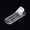 Transparent Plastic Alligator Hair Clips PHAR-F016-04-4