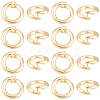 20Pcs Brass Open Jump Rings KK-BBC0023-10B-1