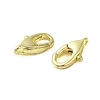 Brass Lobster Claw Clasps KK-B089-20A-G-2