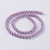 Eco-Friendly Dyed Glass Pearl Round Beads Strands HY-A002-6mm-RB056-2