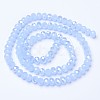 Electroplate Glass Beads Strands EGLA-A034-J8mm-B02-2