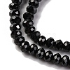 Natural Black Spinel Beads Strands G-E560-Q05-4