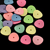 Spray Painted Fluorescent Acrylic Beads MACR-R554-17-1