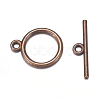 Tibetan Style Toggle Clasps TIBEP-A12208-R-FF-3