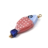 Handmade Porcelain with 304 Stainless Steel Pendants SA-CBA2018-05G-01-2