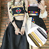14M 4 Styles Ethnic Style Embroidery Polyester Ribbons OCOR-FG0001-45-5