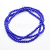 Painted Glass Bead Strands DGLA-S071-4mm-50-2