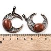 Natural Red Jasper Pendants G-L602-01R-16-3