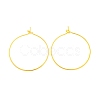 Brass Wine Glass Charm Rings Hoop Earrings X-EC067-3G-1