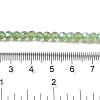 Electroplate Transparent Glass Beads Strands EGLA-A035-T4mm-L09-4