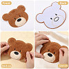 Computerized Embroidery Polyester with Fur Iron on/Sew on Patches DIY-WH0671-397B-4