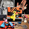 12Pcs 6 Colors Plastic Pendant FIND-TA0001-60-6