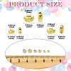 120Pcs 6 Styles Brass Beads KK-CJ0003-42-2
