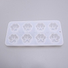 Cat Footprint Silicone Molds DIY-WH0203-30-2