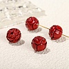 Handmade Cinnabar Beads PW-WG37009-08-1