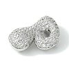 Rack Plating Brass Cubic Zirconia Pendants KK-S378-02P-P-2
