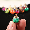 45Pcs 15 Colors Glass Ball Pendants GLAA-YW0001-17-5