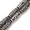 Tibetan Style dZi Beads Strands TDZI-G012-33-1
