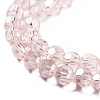 Electroplate Transparent Glass Beads Strands EGLA-A035-T6mm-A20-3