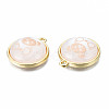 Resin Pendants PALLOY-N161-001-NR-4
