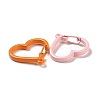 Spray Painted Alloy Key Snap Hook Clasps for Keychains FIND-L016-03-2