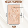 Beech Wood Cookie Molds AJEW-WH0083-59B-2
