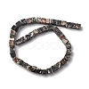 Natural Map Stone Beads Strands G-T139-8x8-45A-3