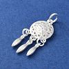 925 Sterling Silver Pendants STER-E071-03S-03-2