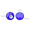Handmade Lampwork Evil Eye Pendants LAMP-E106-02A-2