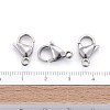 Tarnish Resistant 304 Stainless Steel Lobster Claw Clasps STAS-F182-01P-A-4