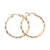 201 Stainless Steel Hoop Earrings EJEW-I245-07A-1