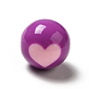 Two Tone Opaque Acrylic Beads LS-SACR-K003-02D-1