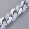 Handmade Imitation Gemstone Style Acrylic Curb Chains AJEW-JB00524-2