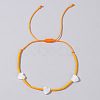 Bohemian Style Glass Seed Beads Braided Bead Bracelets IF6701-2-1