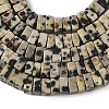 Natural Dalmatian Jasper Beads Strands G-A280-C07-01-5