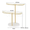 2-Tier T Shaped Iron Hair Band Display Stands PW-WGA11D5-01-2