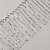Iron with Glass Rhinestone Cup Chain CH-TAC0006-02-2