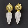 Natural Quartz Crystal Big Pendants G-H281-07G-10-3