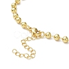 Rack Plating Brass Ball Chain Bracelets for Women BJEW-G676-01B-G-3