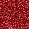8/0 Transparent Glass Round Seed Beads SEED-J010-F8-25-2
