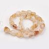Natural Gemstone Nugget Citrine Bead Strands G-F156-01-2