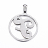 Non-Tarnish 304 Stainless Steel Pendants STAS-K162-048P-2