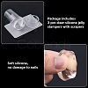 Plastic Nail Art Stamper Scraper with Cap MRMJ-CP0001-53-6