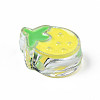 Transparent Acrylic Enamel Beads LS-OACR-N130-024-02-3