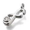 Brass Micro Pave Cubic Zirconia Pendants KK-B132-12P-F-2