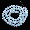 Electroplate Glass Beads Strands EGLA-A034-J6mm-A04-3