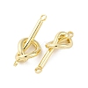 Alloy Knot Connector Charms PALLOY-F315-02G-2