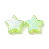 Eco-Friendly Transparent Acrylic Beads PL556-PW42-2