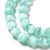 Natural Selenite Beads Strands G-P493-01G-4